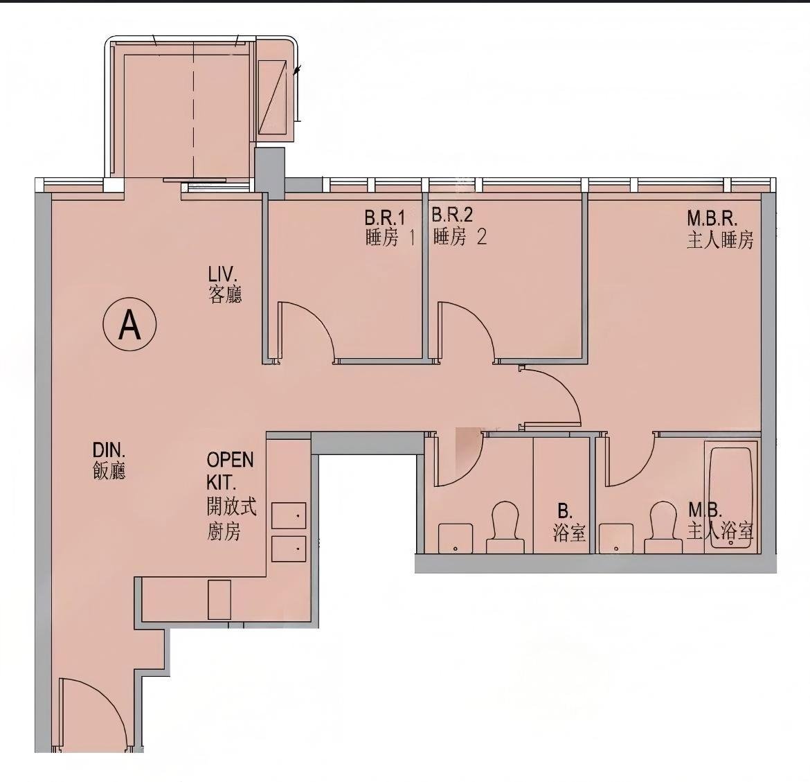 Miami Quay 三房戶型 - 788-926呎，1000萬起